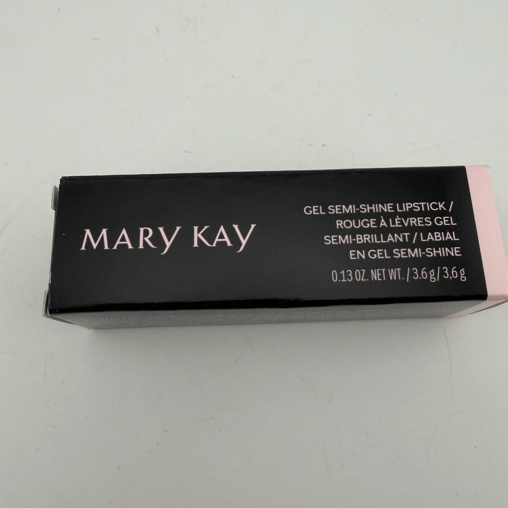 Mary Kay Gel Semi-Shine Lipstick 0.13oz "Love Me Pink" New Hydrating Rose 094611